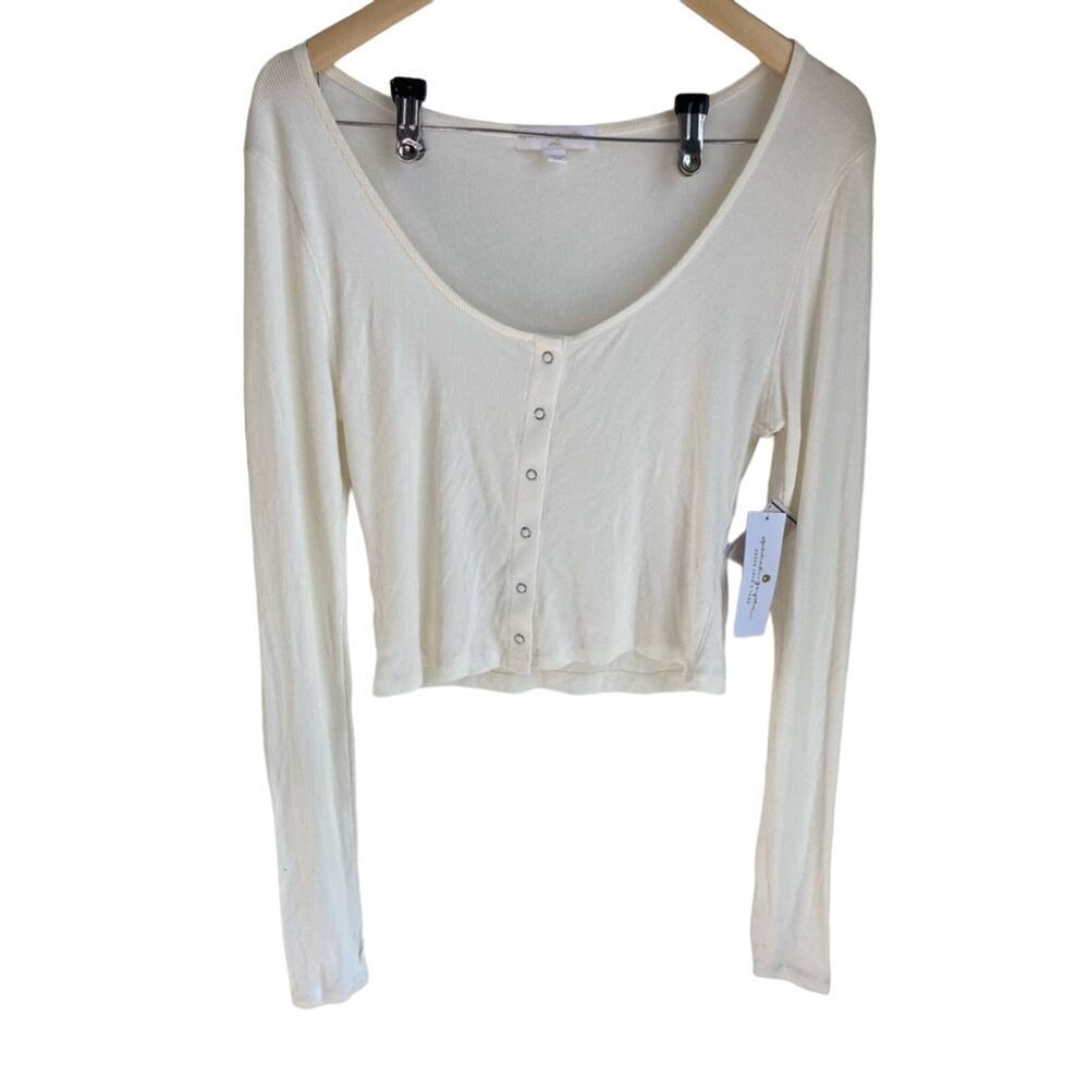 Spiritual Gangster Tara Snap Rib Thermal Crop